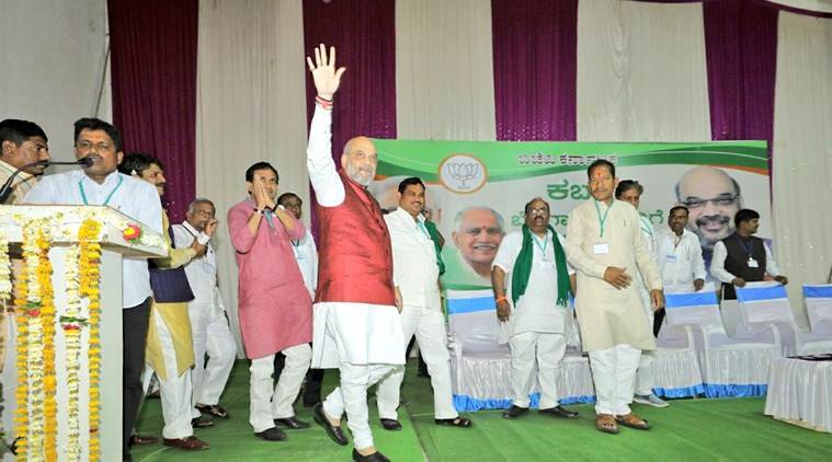 Amit Shah at Humnabad, Karnataka
