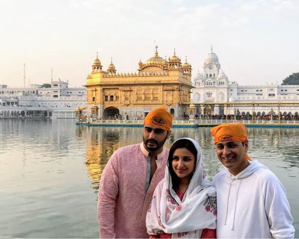 Arjun Kapoor, Parineeti Chopra Golden Temple