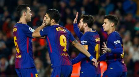 Lionel Messi, Luis Suarez combine for 5 goals as Barcelona beat Girona 6-1