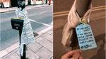 People are leaving HATS and GLOVES to help the homeless stay warm in Bristol