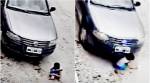 WATCH: Child run over by car miraculously stands up unharmed