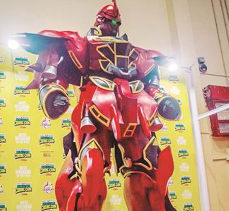 Sameer Bundela, comic con, comic con india, delhi art and culture, delhi comic con, cosplayer, cosplay, indian express, costumes