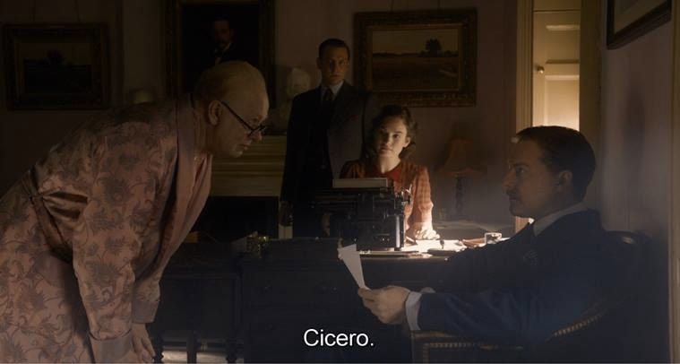 Gary Oldman earned a Best Actor nomination for his performance in Darkest Hour.