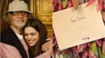 Deepika receives a token of appreciation from Big B