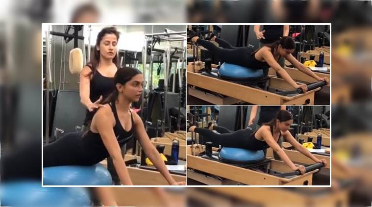 Video Deepika Padukone Doing The Swan Dive Will Give You Fitness Goals The Indian Express 1449