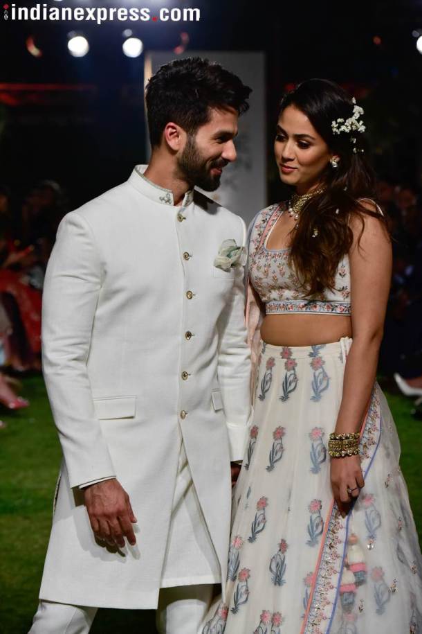 shahid kapoor and mira rajput cute photos