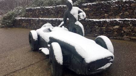Formula One pre-season testing hit by snow