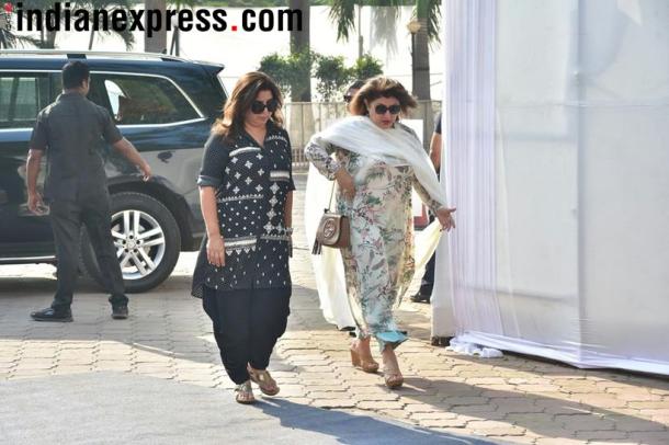 farah khan at sridevi condolence meet