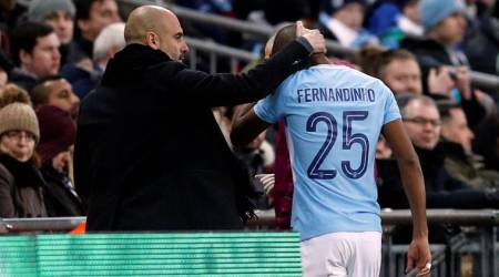 Manchester City manager Pep Guardiola rues Fernandinho injury