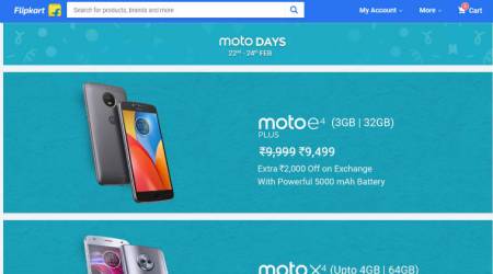 Moto Days sale on Flipkart: Moto E4 Plus, Moto X4, Moto Z2 Play get discounts