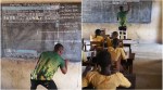 Netizens applaud Ghana teacher who drew MS Word on blackboard for students to learn