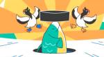 Google Doodle celebrates Day 9 of Winter Olympic Games 2018 by illustrating cranes playing ice-hockey