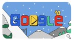 Google Doodle celebrates Day 12 of Winter Olympic Games 2018 with a cute flying squirrel illustration