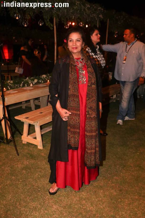 shabana azmi at lakme fashion week