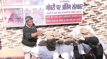 Kolkata crematorium offers ‘environment-friendly, holy’ cow dung cake alternative