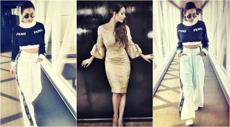 Funky athleisure to elegant gold: Malaika Arora nails two trendy looks in less than a week