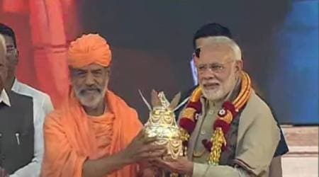 Modi in Karnataka LIVE UPDATES: PM arrives in Shravanabelagola for Bahubali Mahamasthakabhisheka Mahotsav