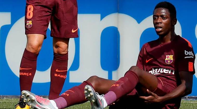 Ousmane Dembele, Ousmane Dembele news, Ousmane Dembele updates, Ousmane Dembele injury, Ousmane Dembele Barcelona, sports news, football, Indian Express