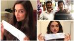 PadMan challenge: Anil, Rajkummar, Deepika also pose with a sanitary pad; watch videos