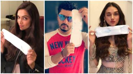 PadMan challenge: After Aamir Khan, Deepika Padukone, Arjun Kapoor and Ayushmann Khurrana also pose with a sanitary pad