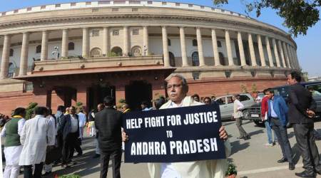 Slogan-shouting Andhra MPs test Chair’s patience, force disruptions in Rajya Sabha