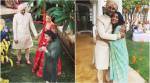 Purab Kohli and Lucy Paton take wedding vows in presence of their two-year-old daughter Inaya
