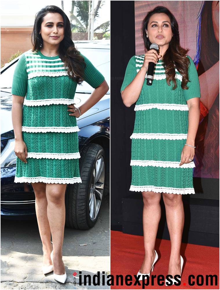 Rani Mukerji, Hichki movie, Hichki, Hichki song launch, Rani Mukerji fashion, Rani Mukerji style, Rani Mukerji images, Rani Mukerji pictures, Rani Mukerji latest photos, Rani Mukerji latest news, Rani Mukerji updates, celeb fashion, bollywood fashion, indian express, indian express news