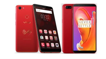 Valentine’s Day 2018: OnePlus 5T to Vivo V7+, here’s a list of ‘Red’ phones