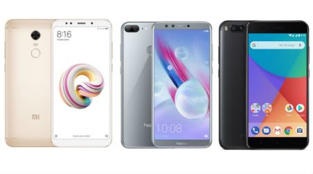 Redmi Note 5 vs Mi A1 vs Honor 9 Lite vs Honor 7X: Battle of the phones under Rs 15,000
