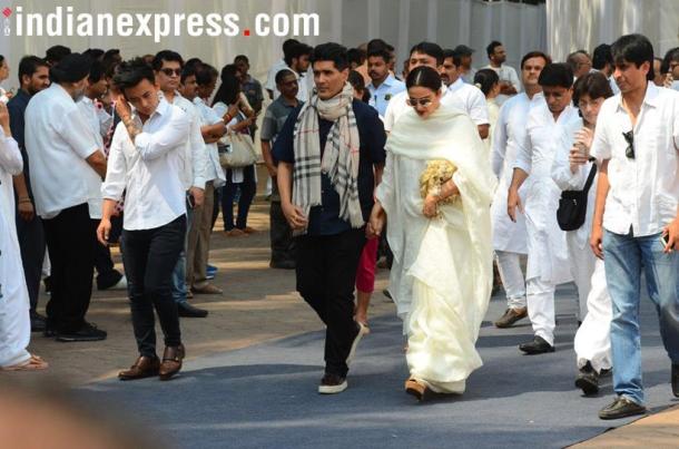 sridevi, sridevi funeral, sridevi funeral photos