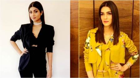 Shilpa Shetty Kundra’s front-knotted black OR Kriti Sanon’s ocher yellow, which suit will it be this weekend?