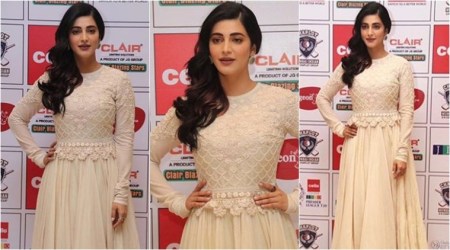 Monochromes are chic but Shruti Haasan’s outfit is a disappointment