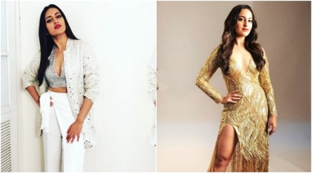 Sonakshi Sinha in glitzy gold or dazzling silver: Which look do you prefer?
