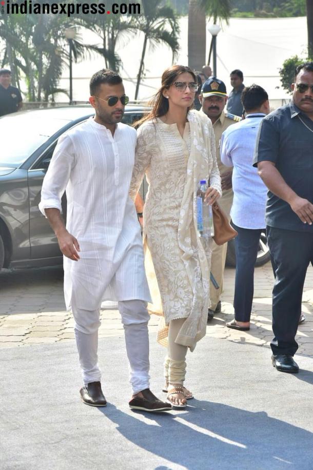 Sonam Kapoor at Sridevi condolence meeting