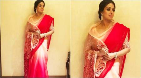 Take inspiration from Sridevi on how to wear red to a sangeet function