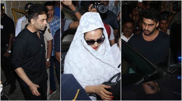sridevi funeral condolences bollywood stars