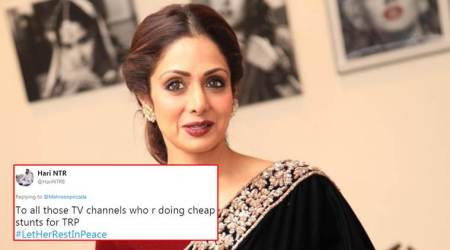 Sridevi’s death: #LetHerRestInPeace trends on Twitter as Tweeple urge for speculation to end