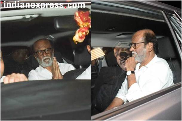 rajinikanth at anil kapoor's house