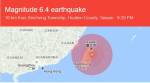 Taiwan struck by powerful earthquake measuring 6.4 magnitude