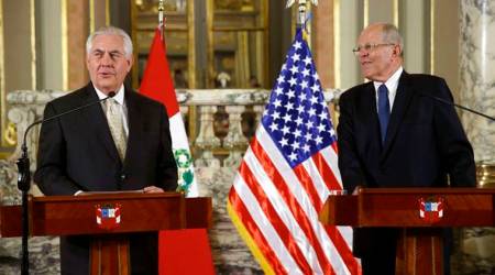 Tillerson praises Colombia aid to Venezuelans, anti-drug efforts
