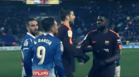 Barcelona defender Samuel Umtiti reportedly racially abused in Catalan Derby
