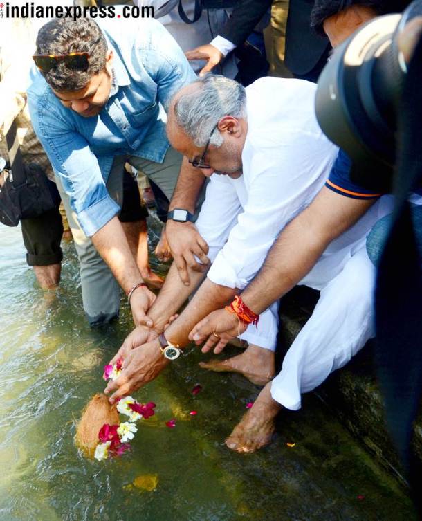 sridevi asthi visarjan in haridwar