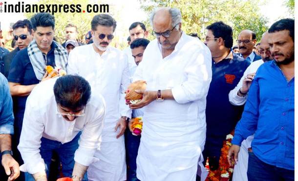 sridevi asthi visarjan in haridwar