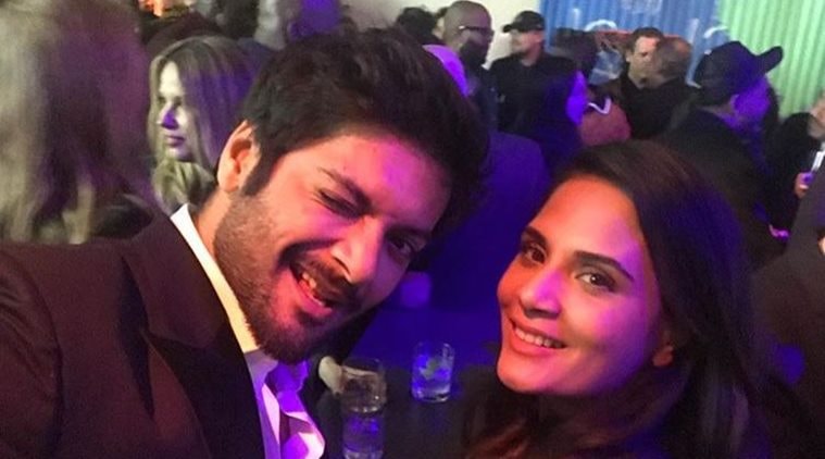 ali faZAL WITH RICHA CHADHA