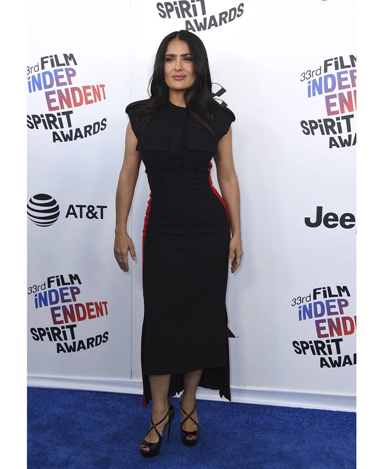 Independent Spirit Awards 2018, Independent Spirit Awards 2018 Salma Hayek, Independent Spirit Awards 2018 Amanda Seyfried, Robert Pattinson, Independent Spirit Awards 2018 Abigail Spencer, Independent Spirit Awards 2018 best and worst dressed, indian express, indian express news