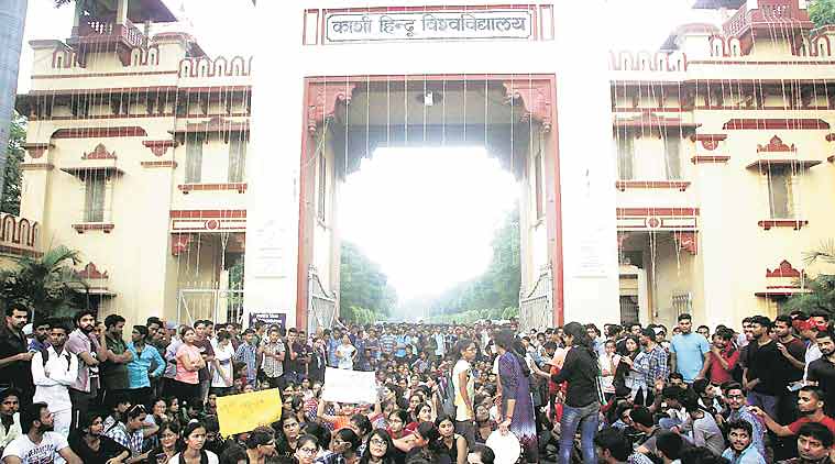 Banaras Hindu Universiry, BHU violence, Yogi Adityanath, BHU violence report, Uttar Pradesh government, G C Tripathi, V K Dikshit, Allahabad High Court, indian express