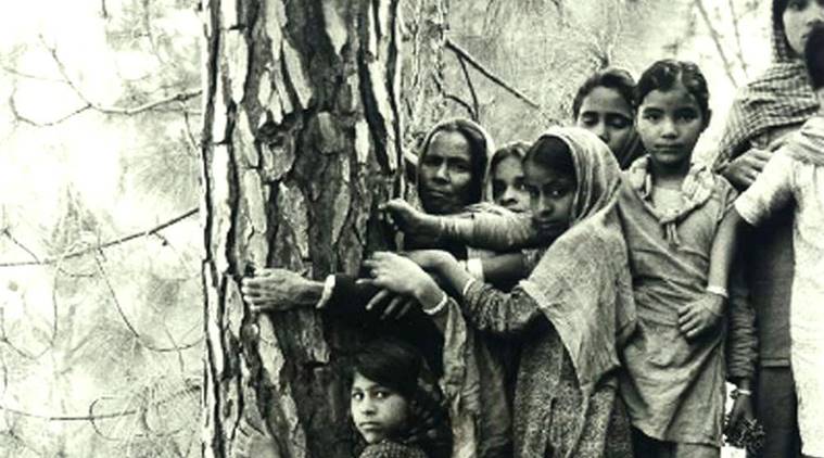 Chipko movement, 45 years of Chipko movement, 45th anniversay of Chipko movement, what is chipko movement, India news, Indian Express