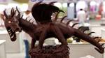 These chocolate carvings remind us of the 'chocolicious' world of Charlie and the Chocolate Factory
