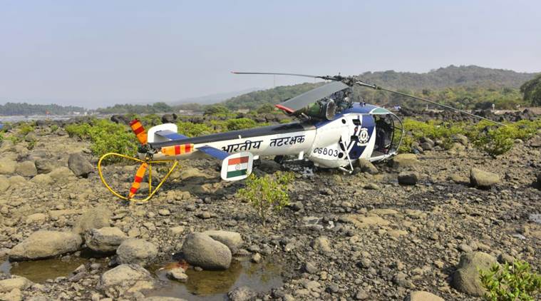 Coast Guard chopper makes emergency landing in Maharashtra's Raigad, all crew members safe 