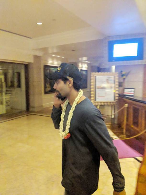 Ravindra Jadeja at CSK camp.